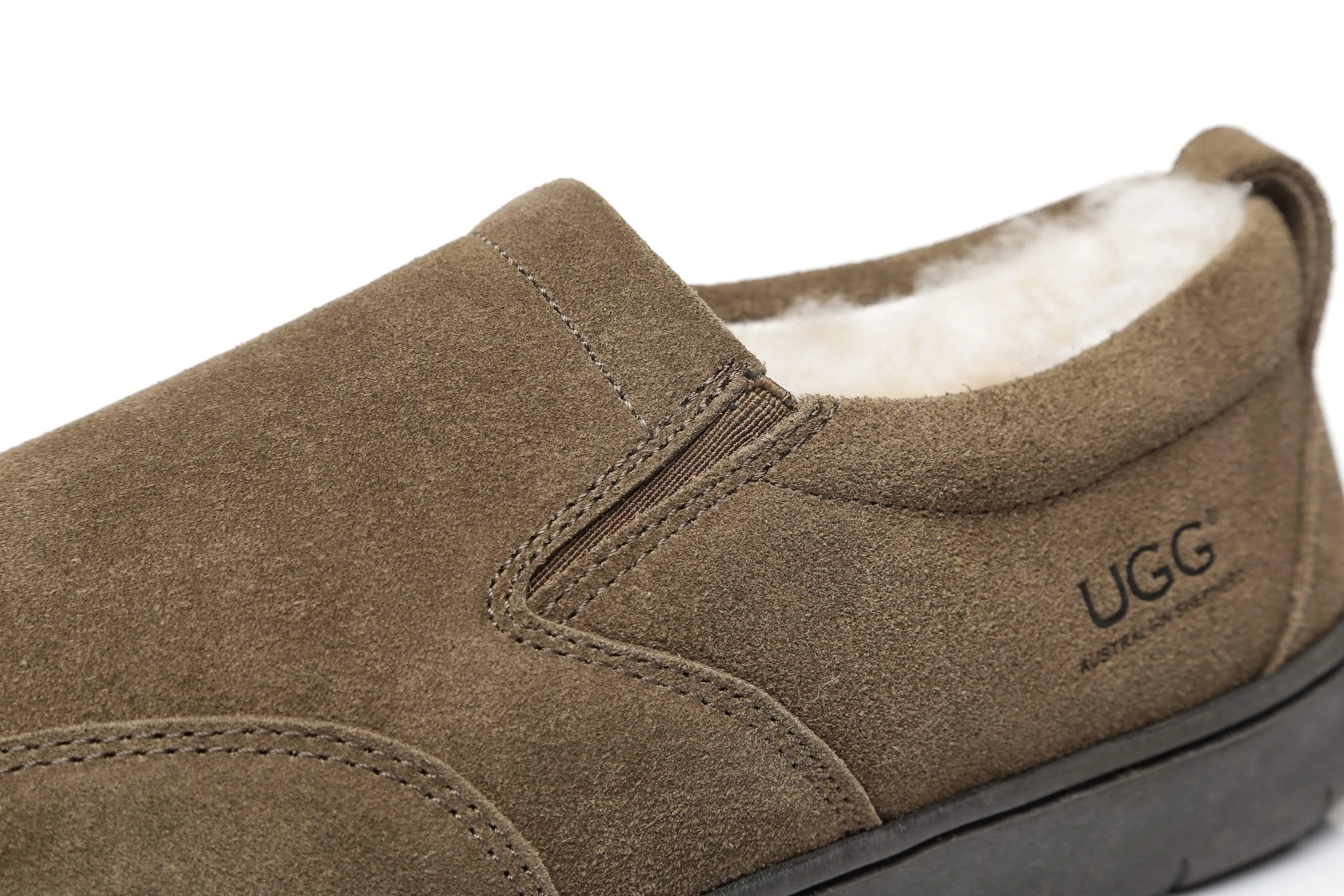 Australian Shepherd® Men Dino Ugg Moccasin Slippers