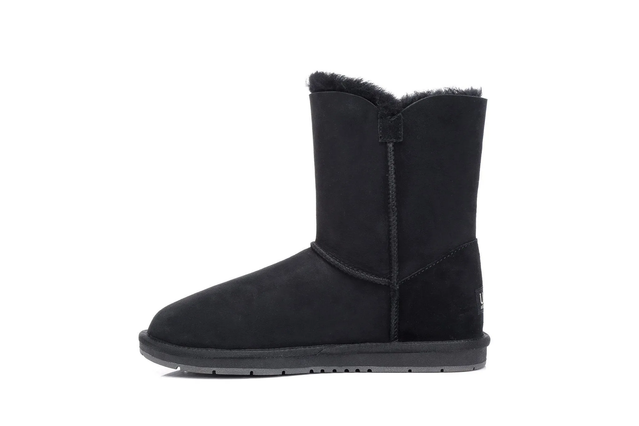 Australian Shepherd® UGG Boots Australia Premium Double Face Sheepskin Short Button,Water Resistant