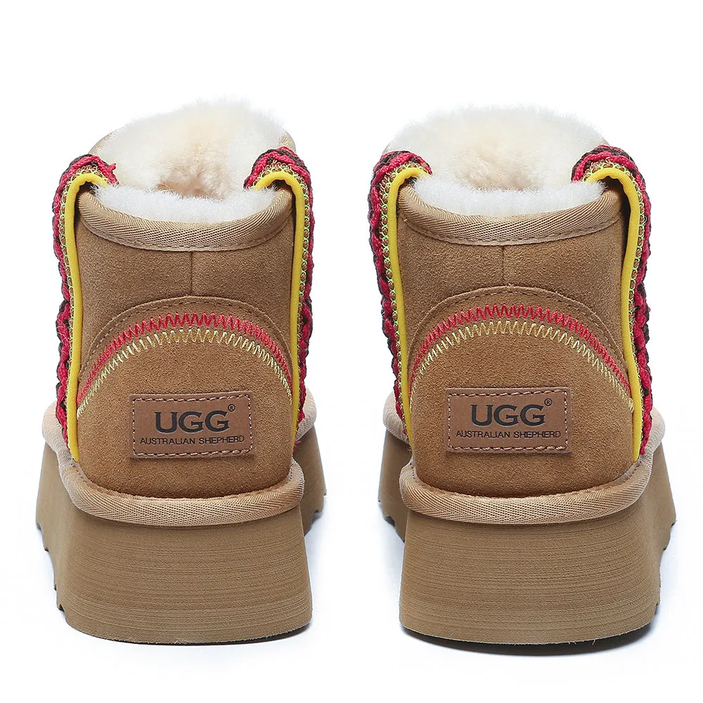 AUSTRALIAN SHEPHERD UGG Boots Tazzy Mini Platform Vance #AS3056