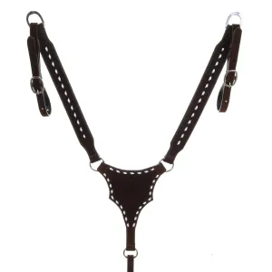 BC1132 - Brown Roughout Breast Collar