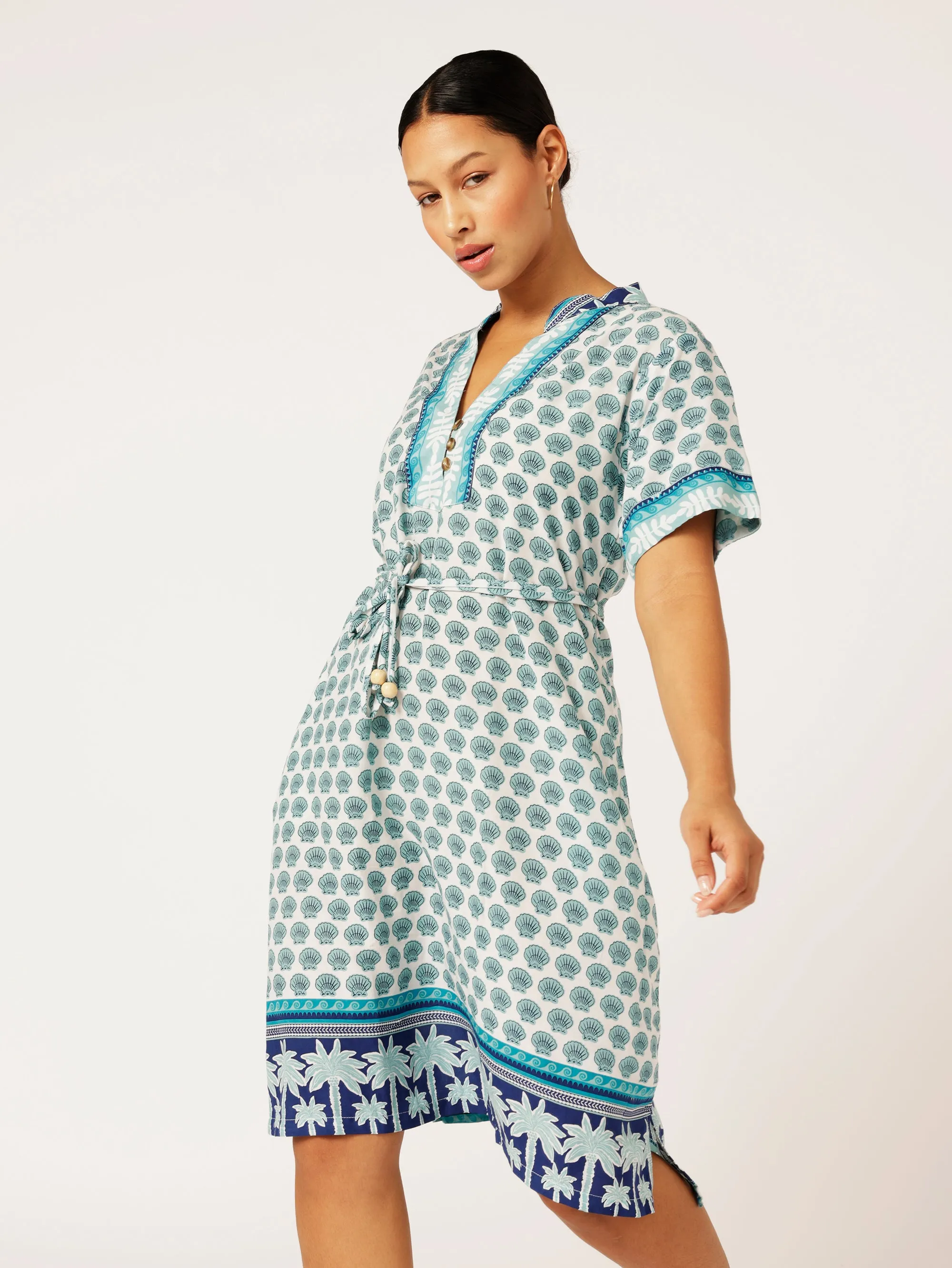 Caftan Dress | Marine Blue