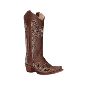 Corral Women's Brown Side Embroidery Boots