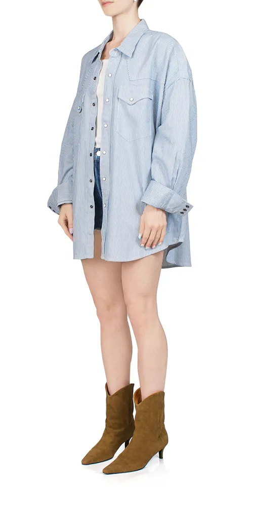 Cowboy Shirt Railroad Stripe
