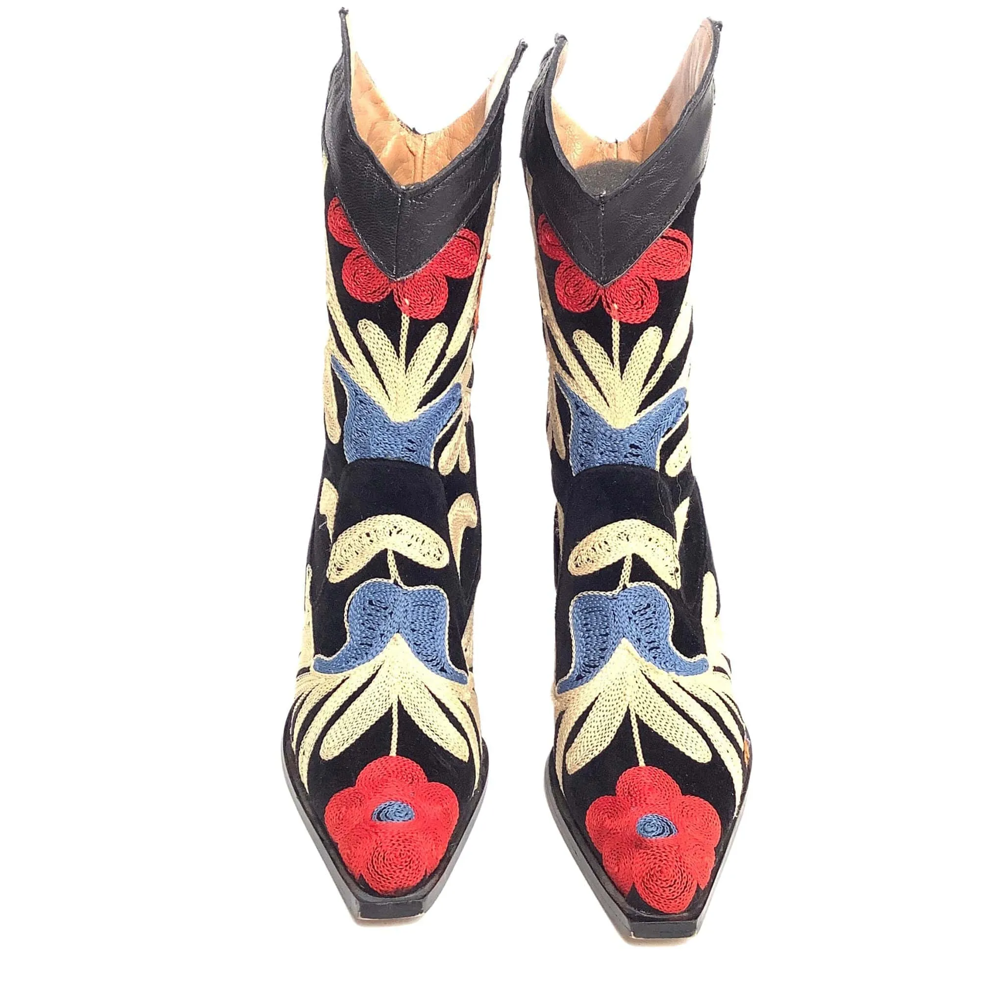 Embroidered Western Boots