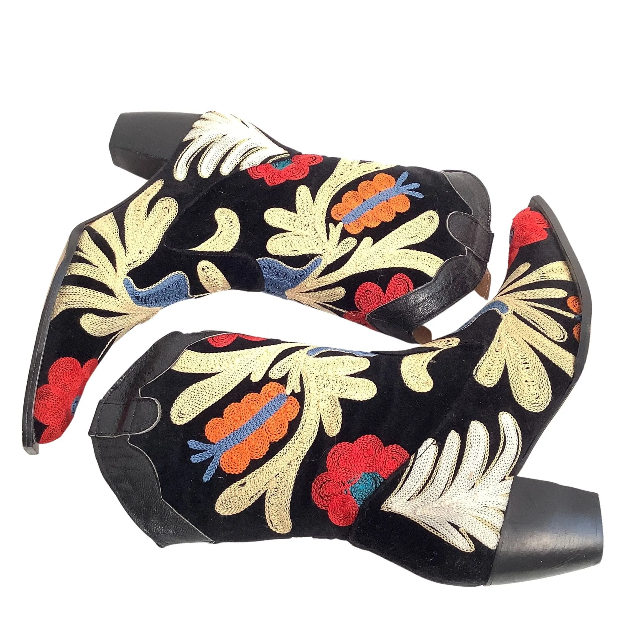 Embroidered Western Boots