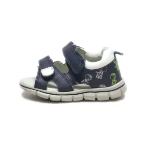Gemo Flat Sandals Leather Blue Colour For Kids
