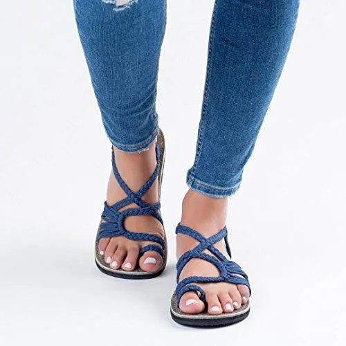 Gladiator Flat Sandals Rome Style