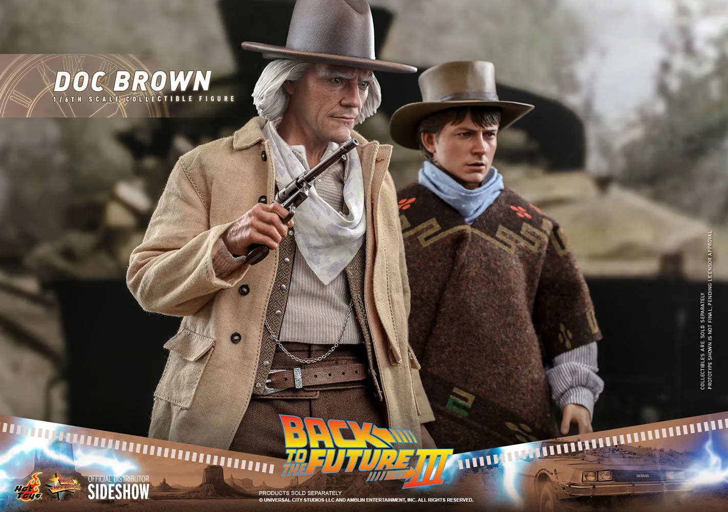 Hot Toys 1/6 Scale Figure - Back to the Future Part III - Doc Brown
