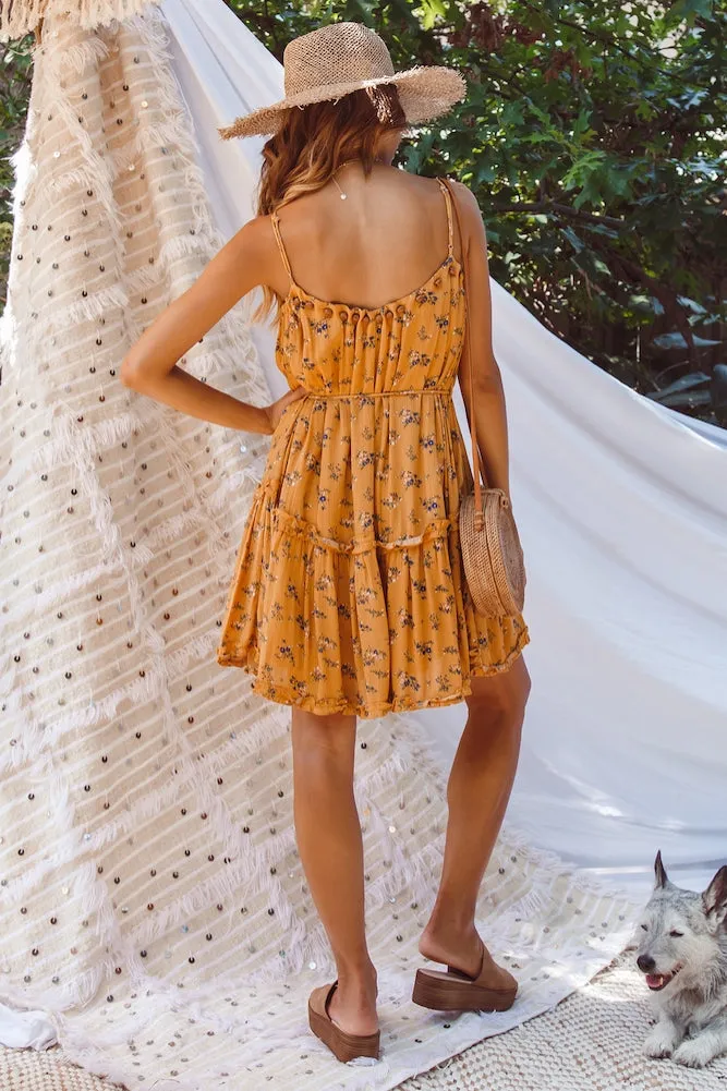 Kassia Dress Mustard