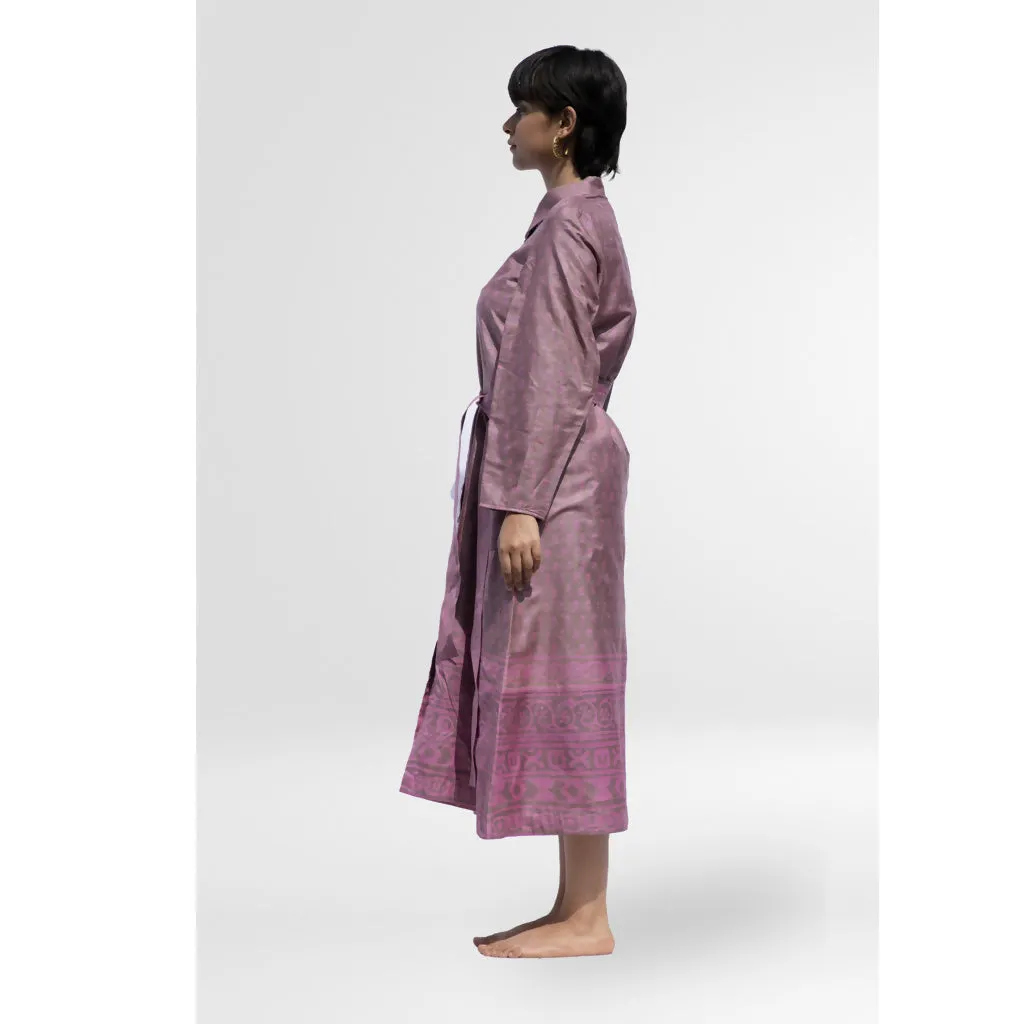 Kunzite Shirt Collar Dress