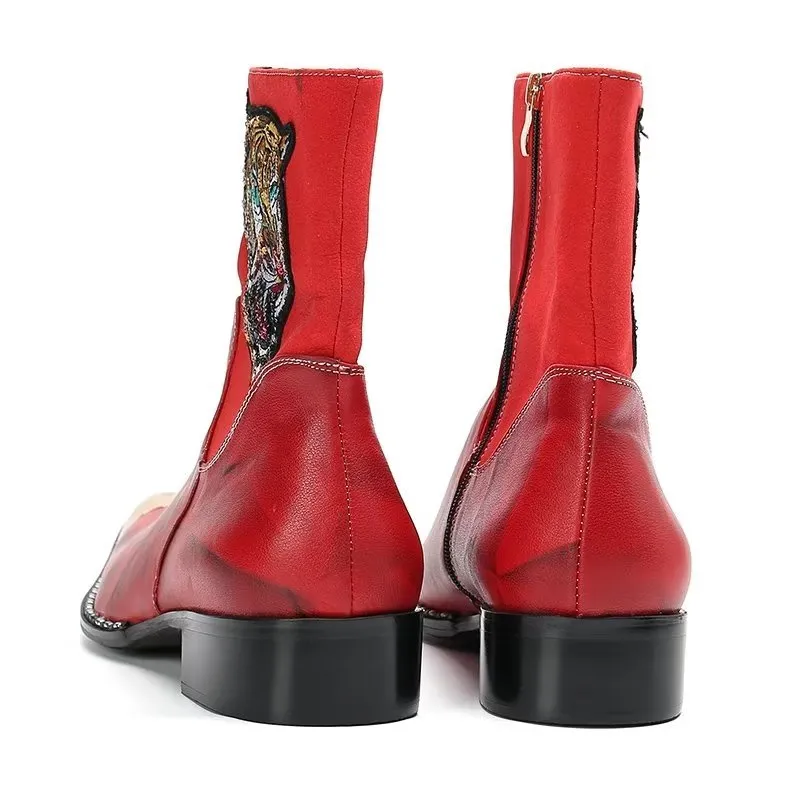LeatherLuxe Classy Dress Boots