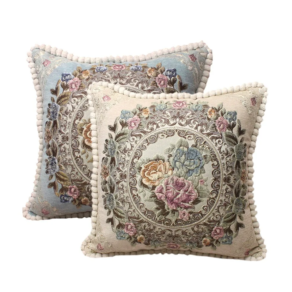 Luxury Chenille Jacquard Decorative Pillow Covers