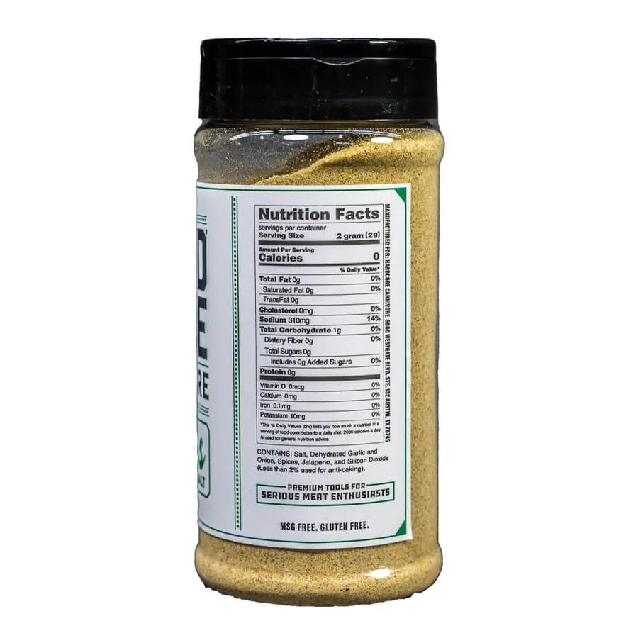 Texas Jalapeno Salt - Hardcore Carnivore