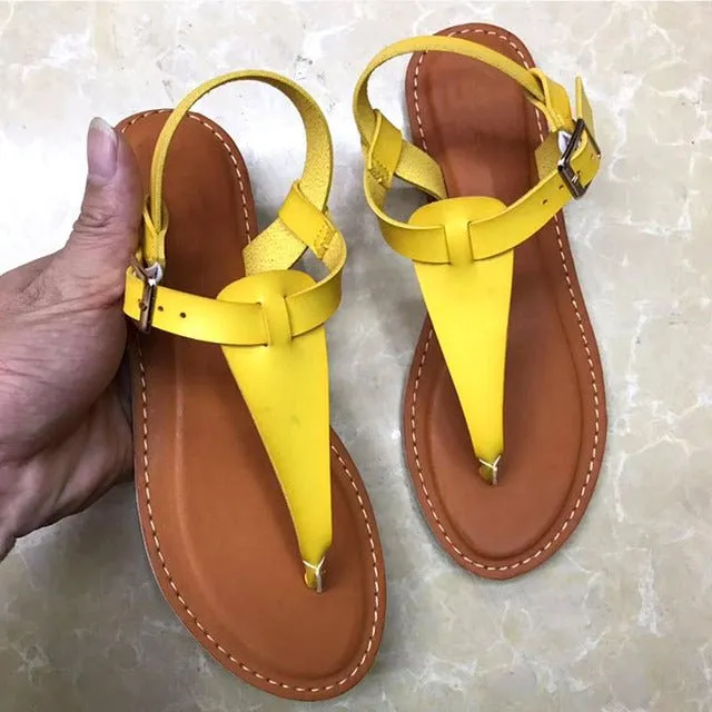 ZONNEBLOEM Leather Buckle Sandals
